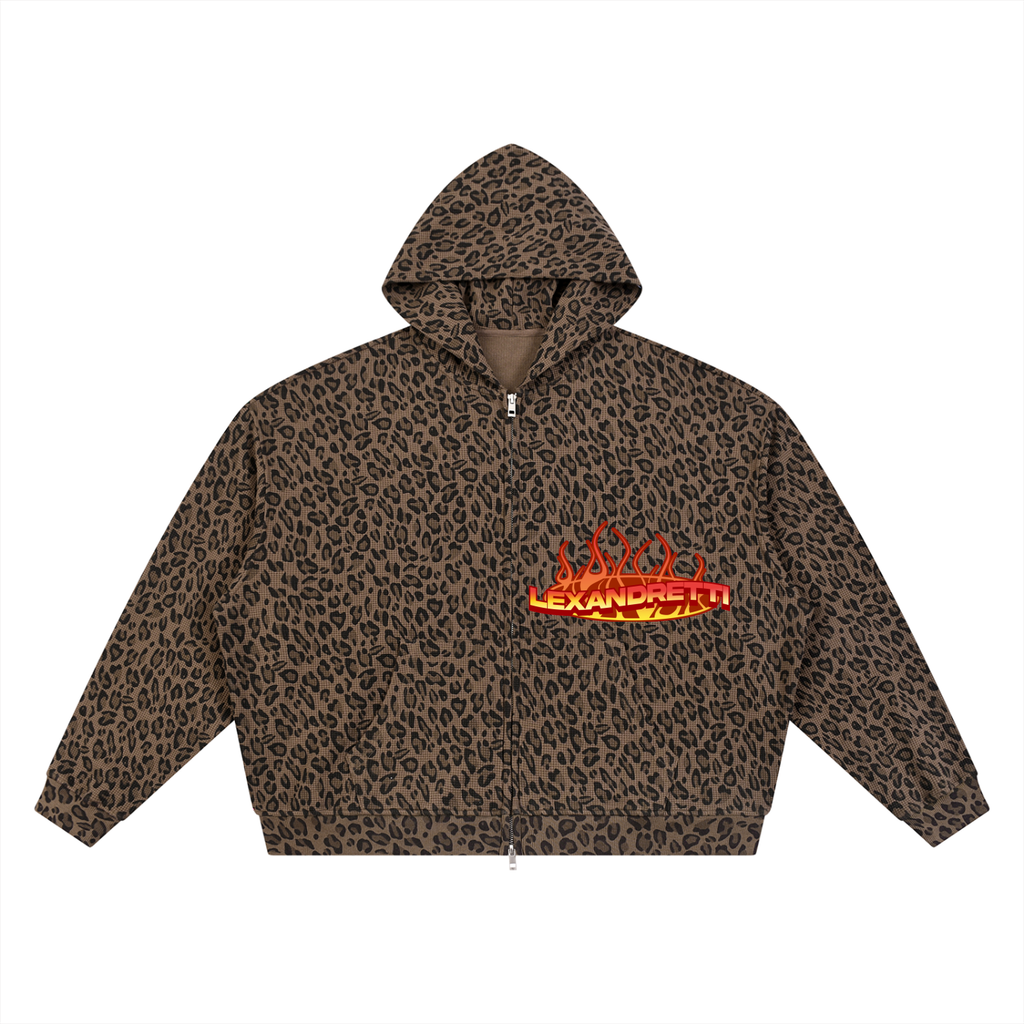 Waffle Full Zip Hoodie