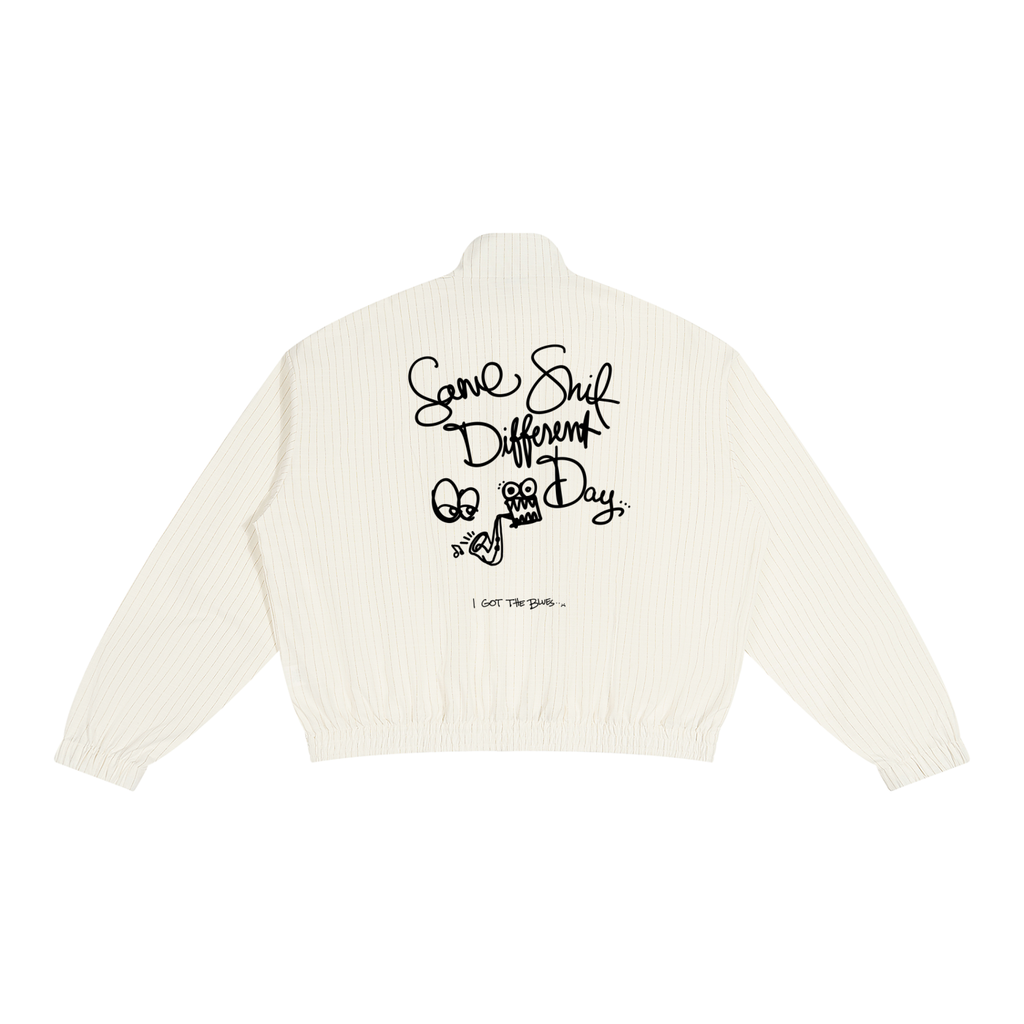 Unisex Striped Full-Zip Track Jacket
