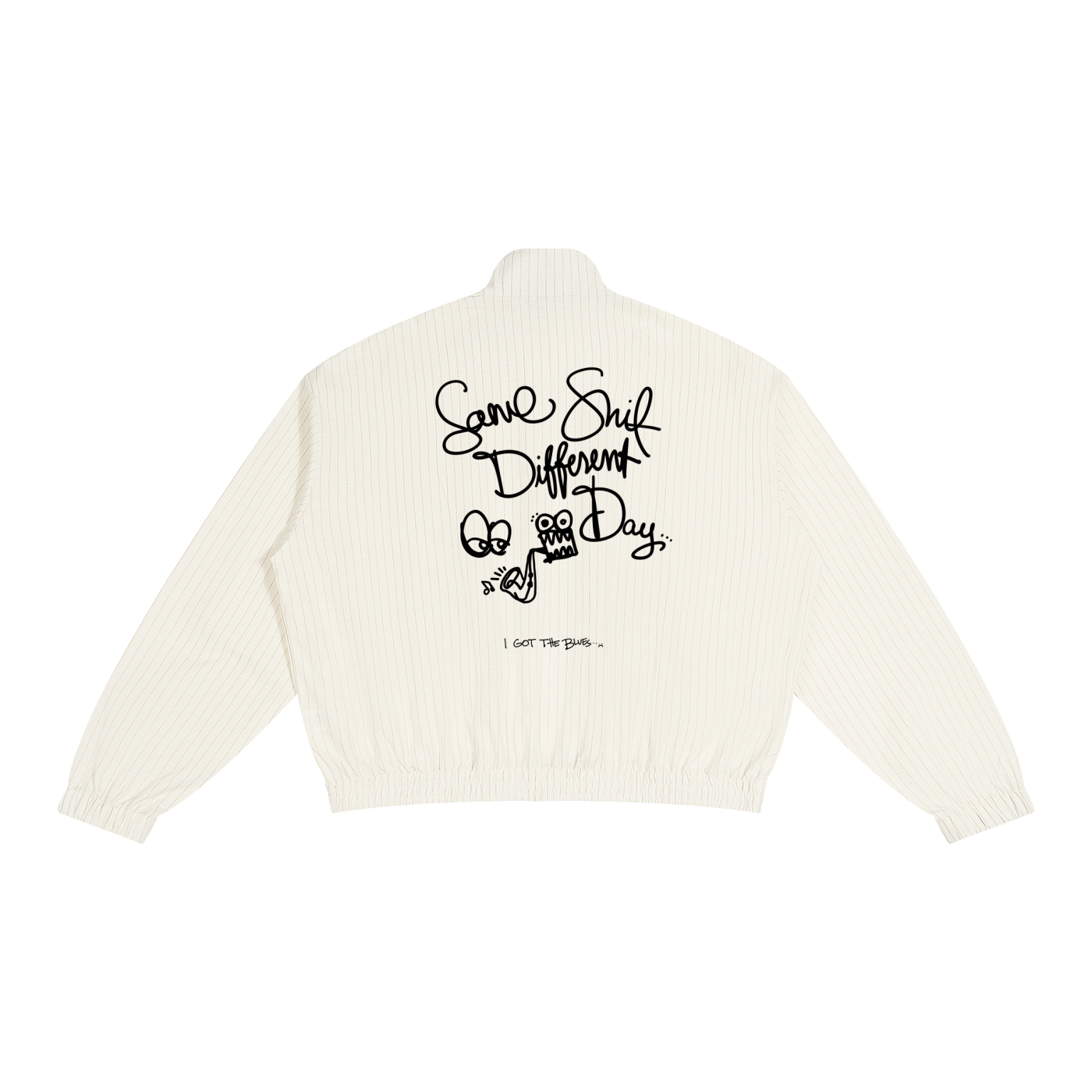 Unisex Striped Full-Zip Track Jacket