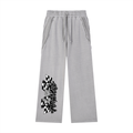 Snow Washed Tape Raw Edge Sweatpants