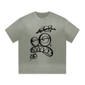 No Love Gradient Washed Tee