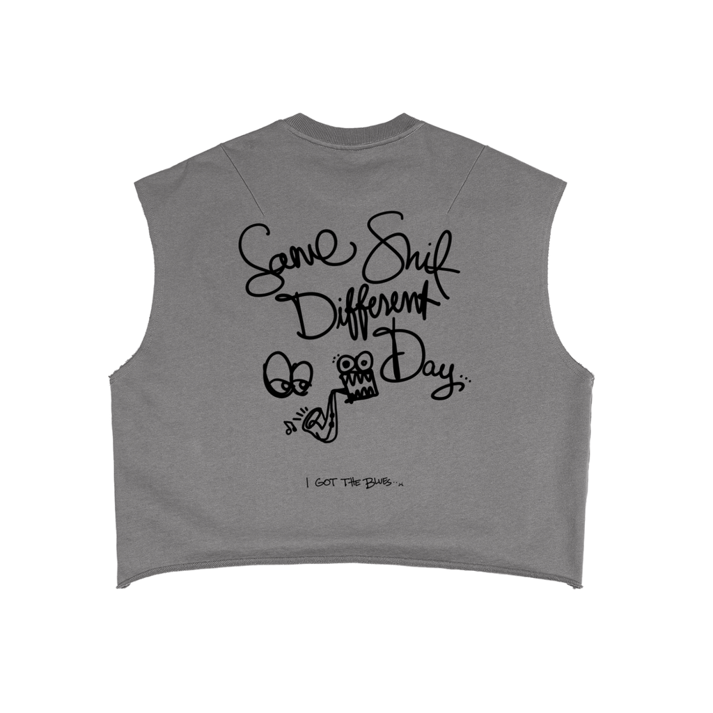 MNSTR French Terry Boxy Tank Top