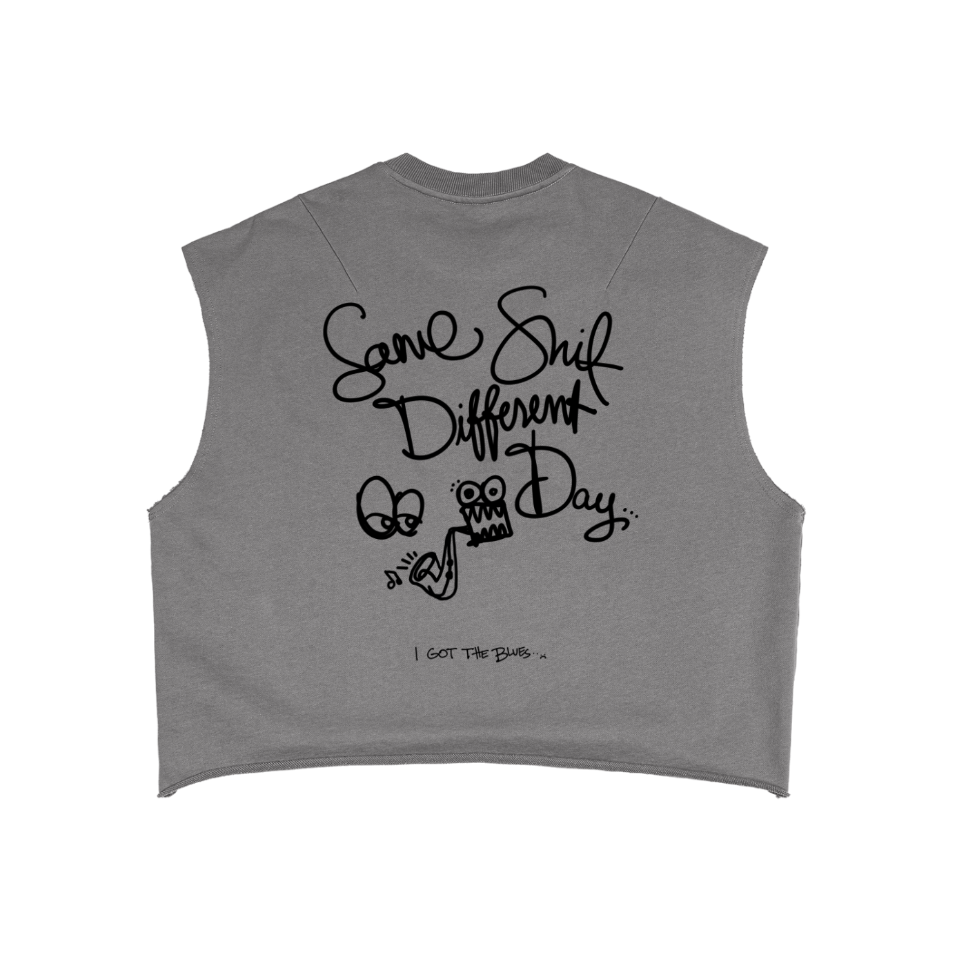 MNSTR French Terry Boxy Tank Top