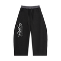 Plaid Waistband Barrel Sweatpants